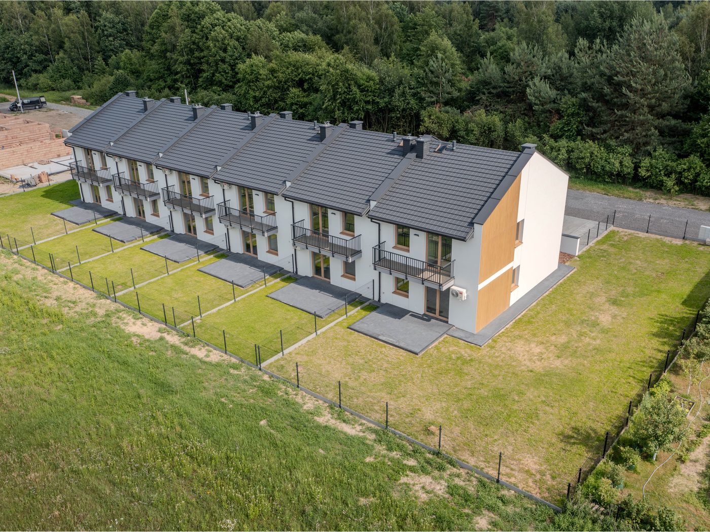 Osiedle Gruszowska — ogrody przy domach